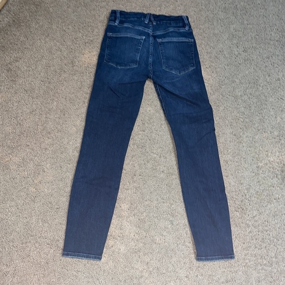 Good American Good Legs Crop High Waist Skinny Jeans Blue260 0 / 25 - Picture 5 of 8